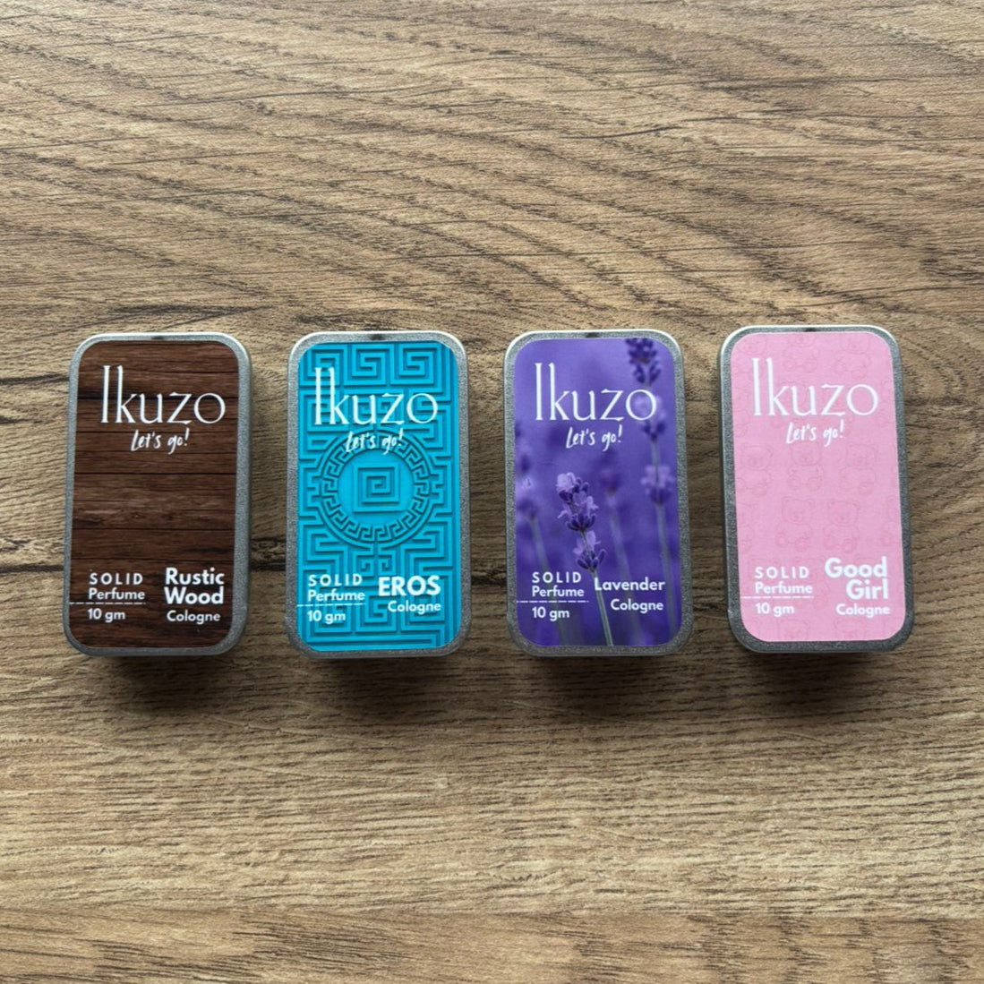 Pack of 4 Solid Perfumes (10 gms each)